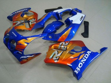 Wholesale 1988-1989 Honda CBR250RR MC19 Motorcycle Fairings - White Blue Orange