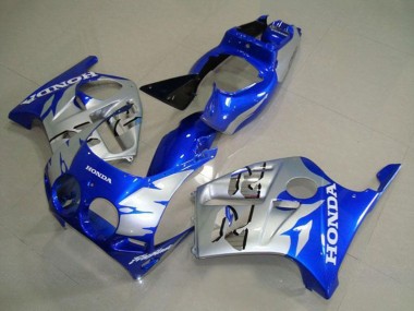 Wholesale 1988-1989 Honda CBR250RR MC19 Motorcycle Fairings - Silver Blue