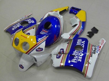 Wholesale 1990-1998 Honda CBR250RR MC22 Motorcycle Fairings - White Blue Yellow Rothmans