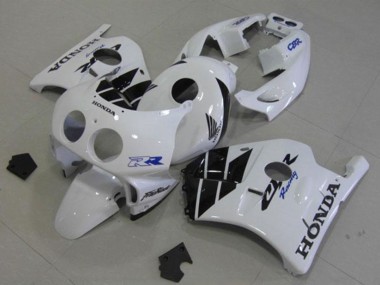 Wholesale 1990-1998 Honda CBR250RR MC22 Motorcycle Fairings - White Glossy Black