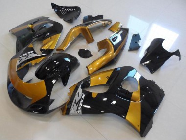 Wholesale 1996-2000 Suzuki GSXR 600 Motorcycle Fairings - Gold Black