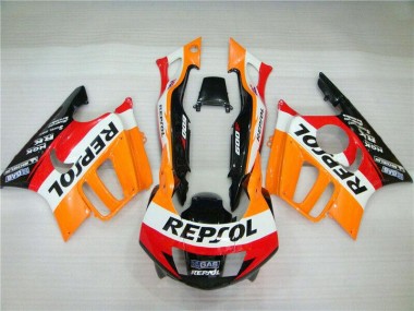 Wholesale 1995-1996 Honda CBR600 F3 Motorcycle Fairing - Orange White Red Glossy Black Repsol