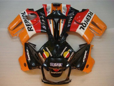 Wholesale 1995-1996 Honda CBR600 F3 Motorcycle Fairings - Orange White Red Glossy Black Repsol
