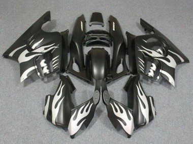 Wholesale 1995-1996 Honda CBR600 F3 Motorcycle Fairings - White Matte Black Flame