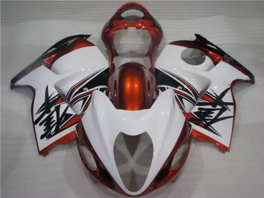 Wholesale 1996-2007 Suzuki GSXR 1300 Hayabusa Motorcycle Fairings - White Orange Black