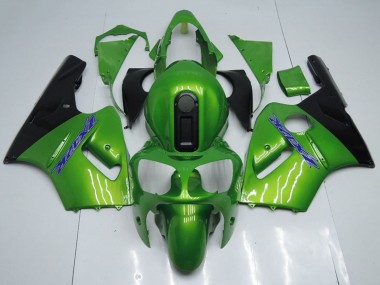 Wholesale 2000-2001 Kawasaki ZX12R Motorcycle Fairings - Green Black Blue