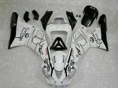 Wholesale 2000-2001 Yamaha YZF R1 Motorcycle Fairings - White Black Corona Extra