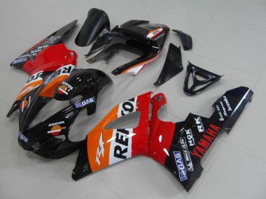 Wholesale 2000-2001 Yamaha YZF R1 Motorcycle Fairings - Orange White Red Black Repsol