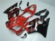 2001-2003 Honda CBR600 F4i Bike Fairings - Red Glossy Black