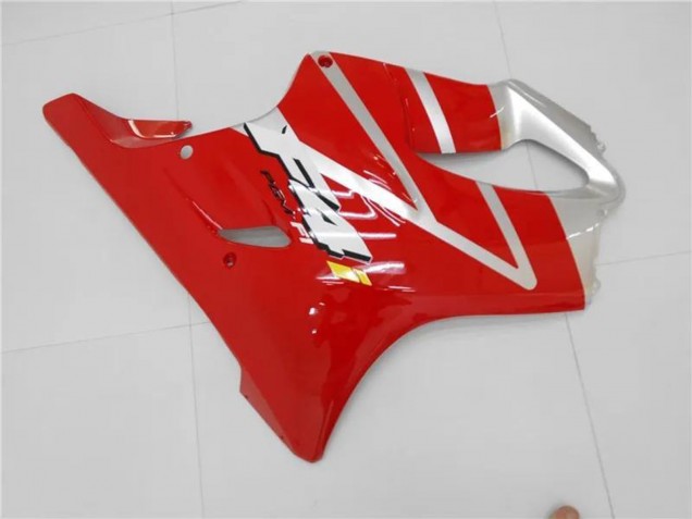 2001-2003 Honda CBR600 F4i Motorcycle Fairings Kits - Silver Red