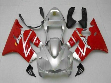 Wholesale 2001-2003 Honda CBR600 F4i Motorcycle Fairings Kits - Silver Red