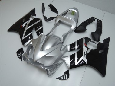Wholesale 2001-2003 Honda CBR600 F4i Motorcycle Fairing - Silver Glossy Black