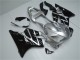 2001-2003 Honda CBR600 F4i Motorcycle Fairing - Silver Glossy Black