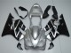 2001-2003 Honda CBR600 F4i Motorcycle Fairing - Silver Glossy Black