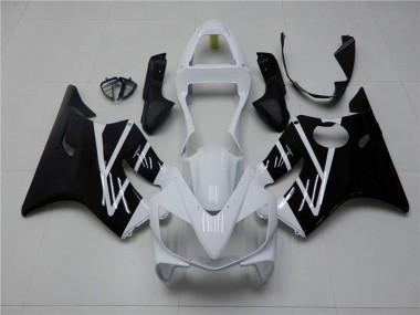 Wholesale 2001-2003 Honda CBR600 F4i Motorcycle Fairing Kits - White Glossy Black