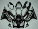 2001-2003 Honda CBR600 F4i Motorcycle Fairings - Glossy Black Silver SevenStars