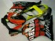 2001-2003 Honda CBR600 F4i Motorcycle Fairings - Yellow Orange Glossy Black Rossi 46
