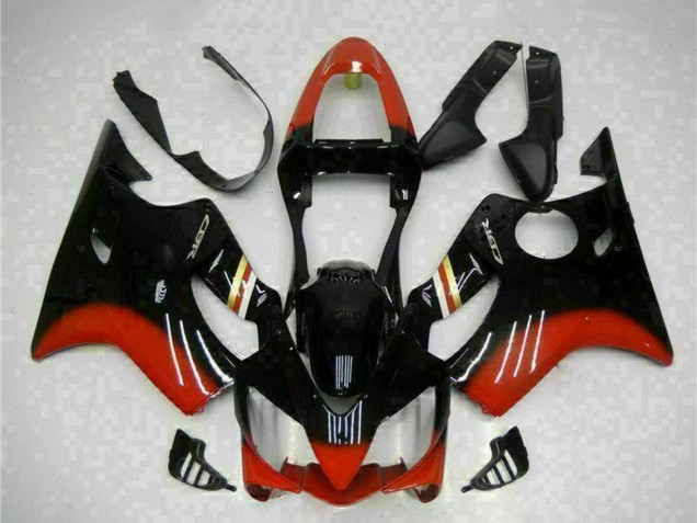 2001-2003 Honda CBR600 F4i Motorcycle Fairing Kits - Red Glossy Black