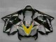 2001-2003 Honda CBR600 F4i Motorcycle Fairings - White Yellow Glossy Black Playboy