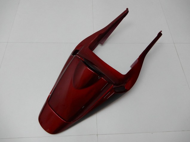 2003-2004 Honda CBR600RR Motorcycle Fairings - Red Matte Black Stripe