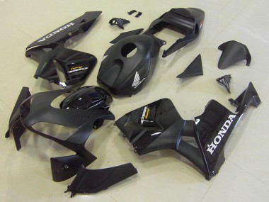 Wholesale 2003-2004 Honda CBR600RR Motorcycle Fairing Kits - Glossy Black Matte Black