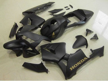 Wholesale 2003-2004 Honda CBR600RR Motorcycle Fairings - Matte Black Gold Decal