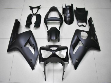 Wholesale 2003-2004 Kawasaki ZX6R Motorcycle Fairings - Matte Black