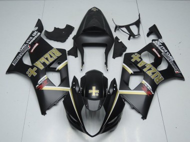 Wholesale 2003-2004 Suzuki GSXR 1000 Motorcycle Fairings - Matte Black Rizla
