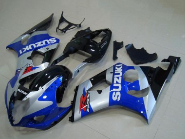 Wholesale 2003-2004 Suzuki GSXR 1000 Motorcycle Fairings - Silver Blue Glossy Black Red