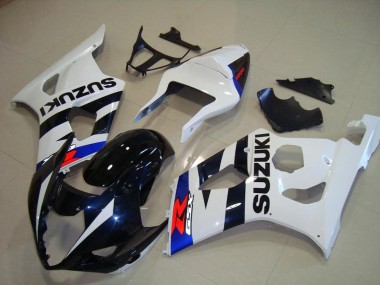 Wholesale 2003-2004 Suzuki GSXR 1000 Motorcycle Fairings - White Blue Dark Blue Red