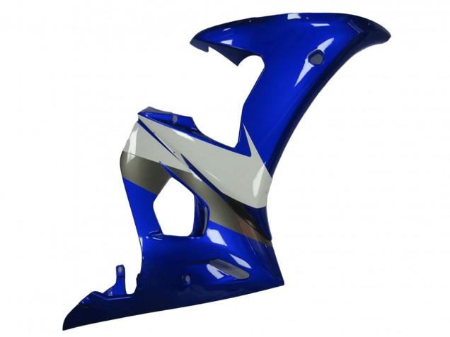 2003-2004 Yamaha YZF R6 Motorcycle Fairing - Blue White