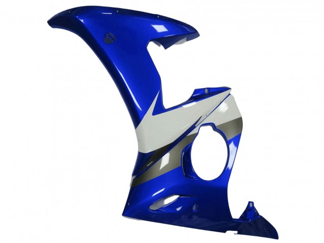 2003-2004 Yamaha YZF R6 Motorcycle Fairing - Blue White