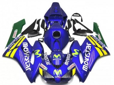 Wholesale 2004-2005 Honda CBR1000RR Motorcycle Fairings - Blue Yellow Green MoviStar Red Castrol