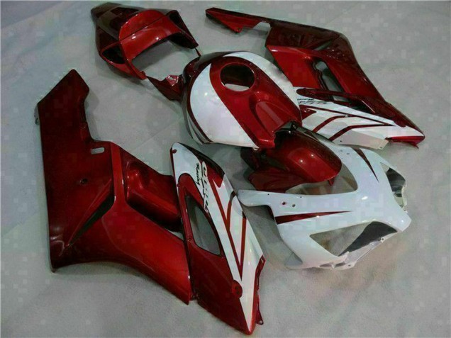 2004-2005 Honda CBR1000RR Motorcycle Fairings - White Red Black