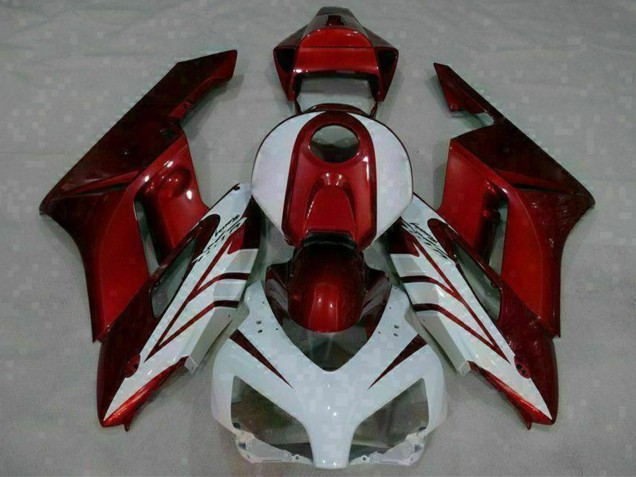 2004-2005 Honda CBR1000RR Motorcycle Fairings - White Red Black