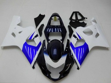Wholesale 2004-2005 Suzuki GSXR 600/750 Bike Fairings - White Blue Black