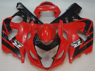 Wholesale 2004-2005 Suzuki GSXR 600/750 Motorcycle Fairings - Red Black