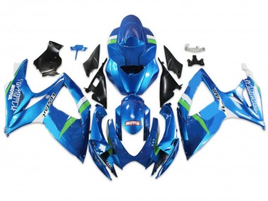 Wholesale 2004-2005 Suzuki GSXR 600/750 Motorcycle Fairings - Blue Green White
