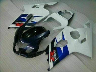 Wholesale 2004-2005 Suzuki GSXR 600/750 Motorcycle Fairings - White Blue Glossy Black Red
