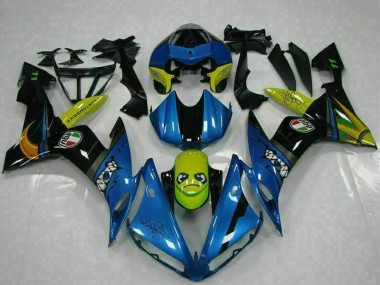 Wholesale 2004-2006 Yamaha YZF R1 Motorcycle Fairings - Blue Yellow Shark
