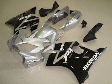 Wholesale 2004-2007 Honda CBR600 F4i Motorcycle Fairing - Silver Glossy Black