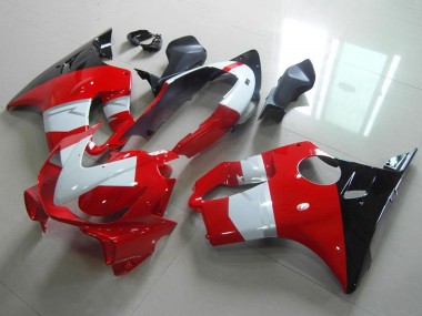 Wholesale 2004-2007 Honda CBR600 F4i Motorcycle Fairing - White Red Glossy Black