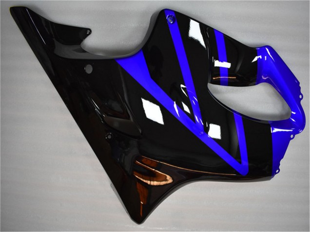 2004-2007 Honda CBR600 F4i Motorcycle Fairing Kits - Blue Glossy Black