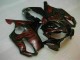 2004-2007 Honda CBR600 F4i Motorcycle Fairings - Glossy Black Red Flame