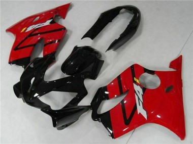 Wholesale 2004-2007 Honda CBR600 F4i Bike Fairings - Red Glossy Black