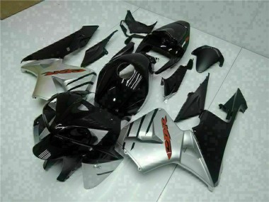 Wholesale 2005-2006 Honda CBR600RR Motorcycle Fairings - Glossy Black Silver