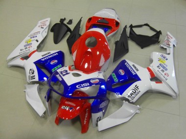 Wholesale 2005-2006 Honda CBR600RR Motorcycle Fairings - White Red Blue Madif