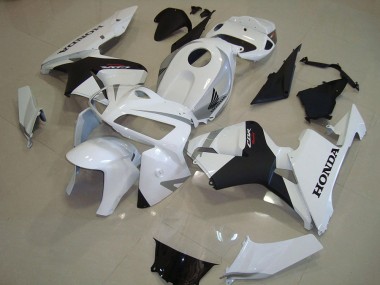 Wholesale 2005-2006 Honda CBR600RR Motorcycle Fairings - Pearl White Matte Black