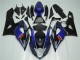 2005-2006 Suzuki GSXR 1000 Motorcycle Fairings - Blue Black