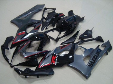 Wholesale 2005-2006 Suzuki GSXR 1000 Motorcycle Fairings - Glossy Black Matte Black Red